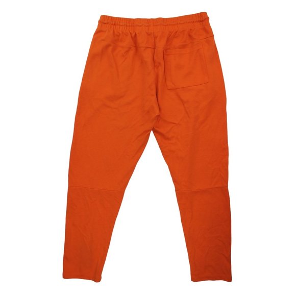 Forever 21 Mens Orange Drawstring Zipper Jogger Stretch Athletic Sweatpants XL - Picture 3 of 3